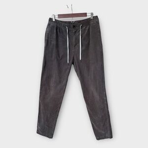 Vuori Optimist Corduroy Pants - Drawstring, Brown Taupe size L
